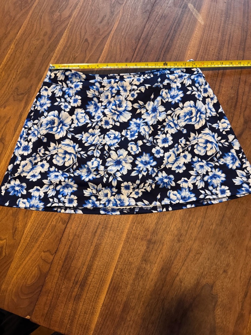 Land’s End Tankini Top with twisted front and matching Swim Skirt NWOT Sz 12 - Picture 3 of 14